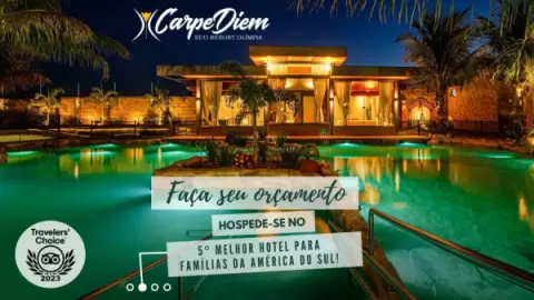 Reserva Hospedagem Carpe Diem Eco Resort Olímpia SP