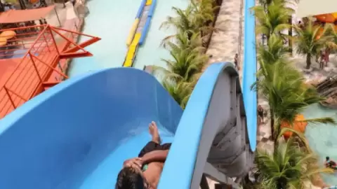 Crazy atração radical no Thermas dos Laranjais