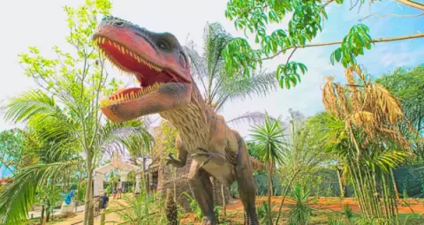 5 dinossauros do filme para ver no Vale dos Dinossauros de Olímpia