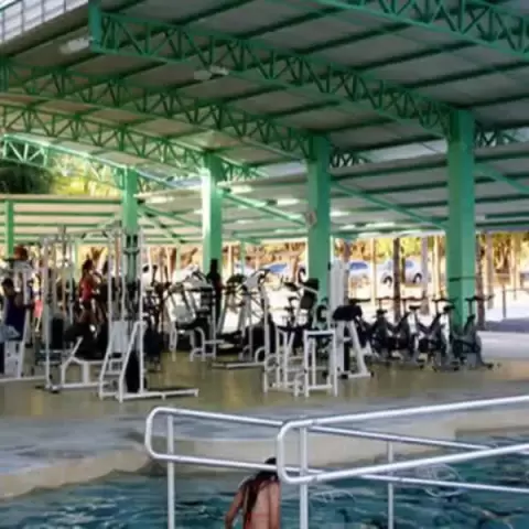 Academia atração para pratica de esportes no Thermas dos Laranjais