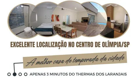 imagem capa A melhor casa de temporada da cidade de Olímpia SP, com excelente localizaçã