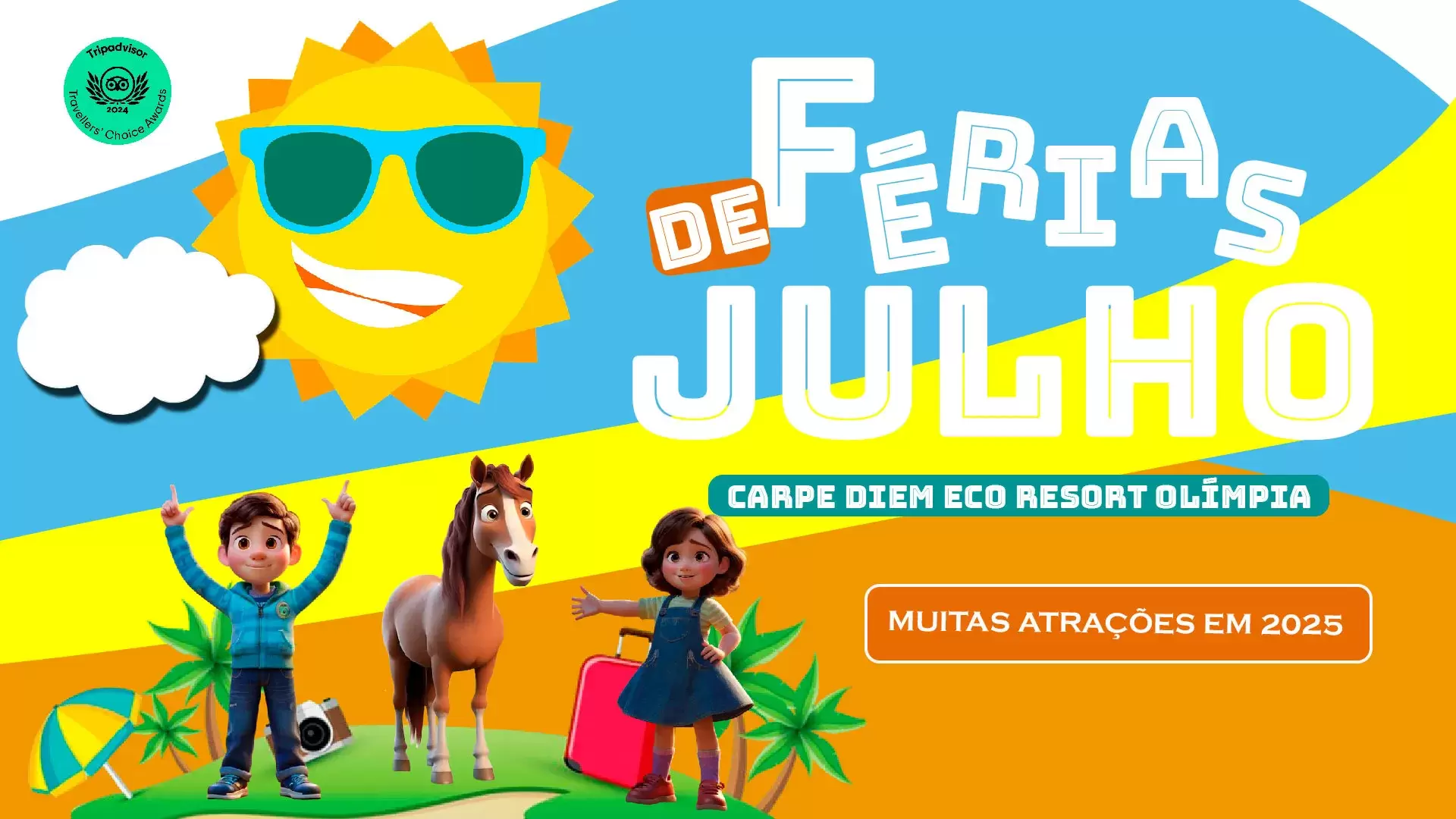 Férias de Julho 2025 no Carpe Diem Eco Resort Olímpia