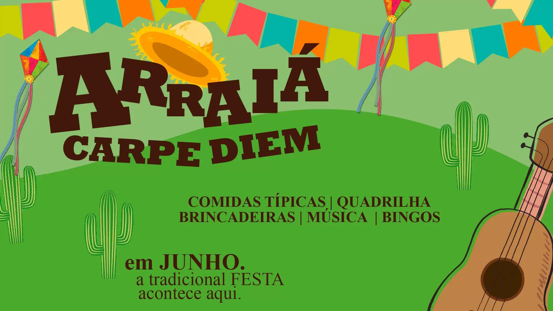 Hospedagem com Festa Junina no Carpe Diem Eco Resort Olímpia